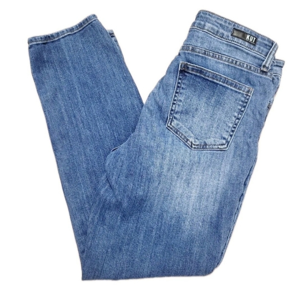 KUT From The Kloth Catherine High Rise Boyfriend Jeans Women’s Size 8 Stretch - Picture 3 of 14